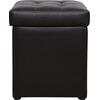 ΣΚΑΜΠΩ ΜΕ ΑΠΟΘΗΚΕΥΤΙΚΟ ΧΩΡΟ PU ΚΑΦΕ CUBE HM224.03--38x38x36.5Υεκ. (Καφέ)