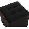 ΣΚΑΜΠΩ ΜΕ ΑΠΟΘΗΚΕΥΤΙΚΟ ΧΩΡΟ PU ΜΑΥΡΟ CUBE HM224.01 38x38x36.5Υεκ.
