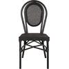 ΚΑΡΕΚΛΑ ΑΛΟΥΜΙΝΙΟΥ TRENT BAMBOO LOOK ΜΕ TEXTLINE 45x57x88 εκ. HM5052