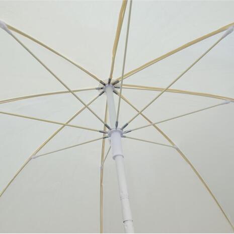 ΟΜΠΡΕΛΑ ΘΑΛΑΣΣΗΣ RANDALL 2.20μ HM6015.01 ΛΕΥΚΗ 8 ΑΚΤΙΝΕΣ FIBERGLASS
