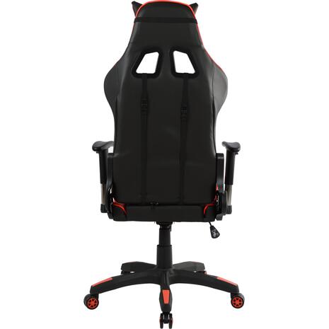 ΠΟΛΥΘΡΟΝΑ GAMING ZAYN HM1056.01 ΜΑΥΡΟ-ΚΟΚΚΙΝΟ PU 67x70x134 εκ.