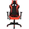 ΠΟΛΥΘΡΟΝΑ GAMING ZAYN HM1056.01 ΜΑΥΡΟ-ΚΟΚΚΙΝΟ PU 67x70x134 εκ.