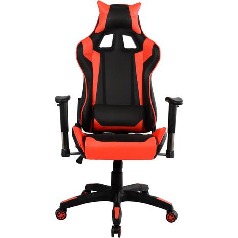 ΠΟΛΥΘΡΟΝΑ GAMING ZAYN HM1056.01 ΜΑΥΡΟ-ΚΟΚΚΙΝΟ PU 67x70x134 εκ.
