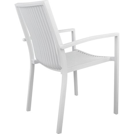 ΠΟΛΥΘΡΟΝΑ ΑΛΟΥΜΙΝΙΟΥ BRONCA HM5130.01 ΛΕΥΚΗ 54,2x59x83,5Υεκ.