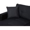 ΚΑΝΑΠΕΣ ΓΩΝΙΑ ΚΡΕΒΑΤΙ WAYNE 220x146x86Υεκ.HM3028.01 ΓΚΡΙ ΜΕ ΜΑΥΡΟ PU