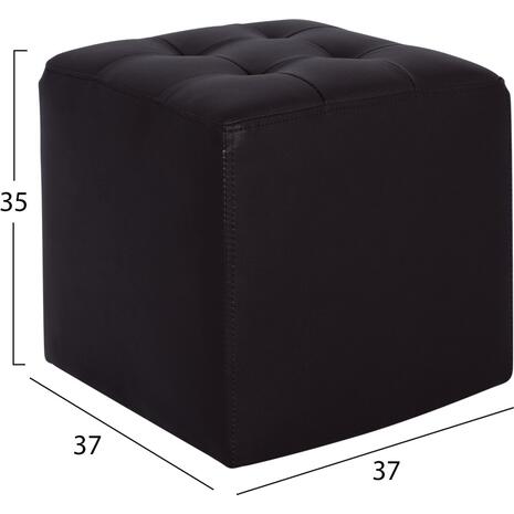ΣΚΑΜΠΩ ΜΕ PU ΜΑΥΡΟ PUNK HM264.01 37Χ37Χ35Υεκ.