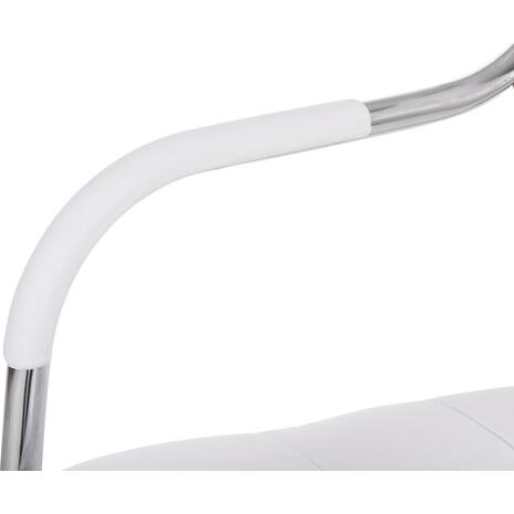 ΚΑΡΕΚΛΑ ΓΡΑΦΕΙΟΥ ΕΠΙΣΚΕΠΤΟΥ OBERON HM1018.02 ΑΣΠΡΟ PU 51x52x88Yεκ.