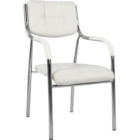 ΚΑΡΕΚΛΑ ΓΡΑΦΕΙΟΥ ΕΠΙΣΚΕΠΤΟΥ OBERON HM1018.02 ΑΣΠΡΟ PU 51x52x88Yεκ.