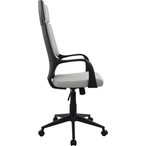 ΚΑΡΕΚΛΑ ΓΡΑΦΕΙΟΥ ANIVIA HM1073.21 ΓΚΡΙ & ΣΚΕΛΕΤΟ ΜΑΥΡΟ 64x61x127 cm (Γκρι)