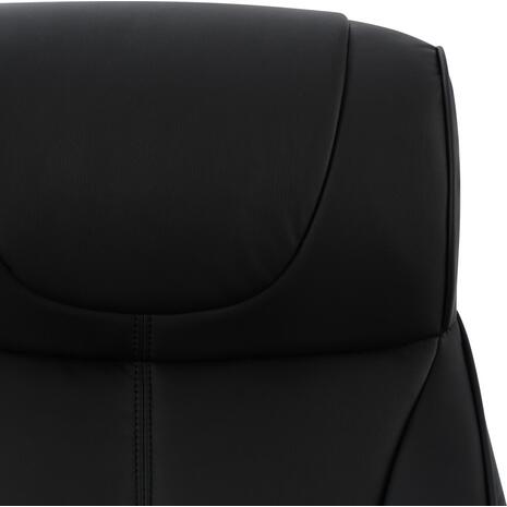 ΚΑΡΕΚΛΑ ΓΡΑΦΕΙΟΥ XAVIERE HM1096.01 PU ΣΕ ΜΑΥΡΟ 64x83x126Yεκ (Μαύρο)