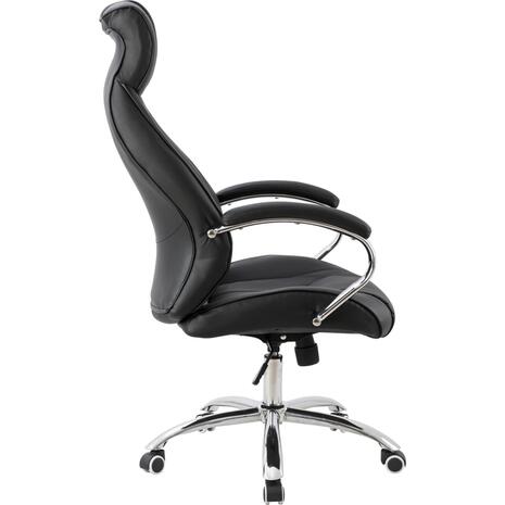 ΚΑΡΕΚΛΑ ΓΡΑΦΕΙΟΥ XAVIERE HM1096.01 PU ΣΕ ΜΑΥΡΟ 64x83x126Yεκ (Μαύρο)