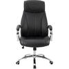 ΚΑΡΕΚΛΑ ΓΡΑΦΕΙΟΥ XAVIERE HM1096.01 PU ΣΕ ΜΑΥΡΟ 64x83x126Yεκ (Μαύρο)