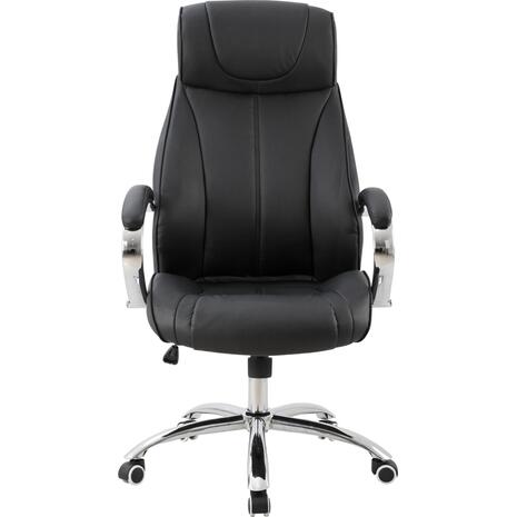 ΚΑΡΕΚΛΑ ΓΡΑΦΕΙΟΥ XAVIERE HM1096.01 PU ΣΕ ΜΑΥΡΟ 64x83x126Yεκ (Μαύρο)