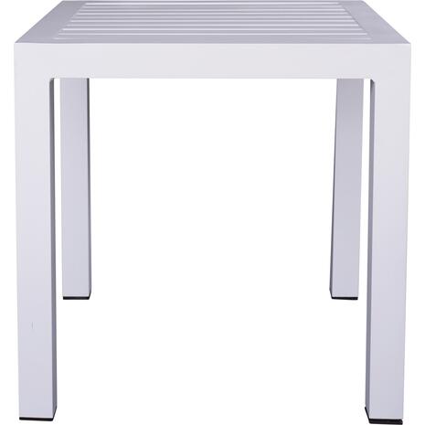 ΤΡΑΠΕΖΙ ΑΛΟΥΜΙΝΙΟΥ QIANA HM5402.01 ΛΕΥΚΟ 45x45x45,5Υ εκ.
