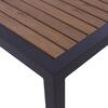 ΤΡΑΠΕΖΙ ΑΛΟΥΜΙΝΙΟΥ SABRA HM5403.02 ΓΚΡΙ ΜΕ POLYWOOD 45Χ45X45,5Yεκ.