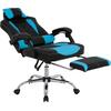 ΠΟΛΥΘΡΟΝΑ GAMING HM1055.08 SYNCHRO ΜΑΥΡΟ ΚΑΙ ΓΑΛΑΖΙΟ PU 66x67x130 cm