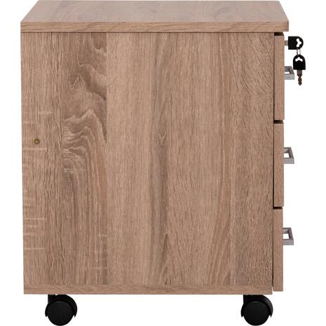 ΣΥΡΤΑΡΙΕΡΑ ΓΡΑΦΕΙΟΥ HAYDEN HM2282.02 ΣΕ SONAMA ΧΡΩΜΑ 39.5x40x46.5Υεκ