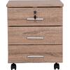 ΣΥΡΤΑΡΙΕΡΑ ΓΡΑΦΕΙΟΥ HAYDEN HM2282.02 ΣΕ SONAMA ΧΡΩΜΑ 39.5x40x46.5Υεκ