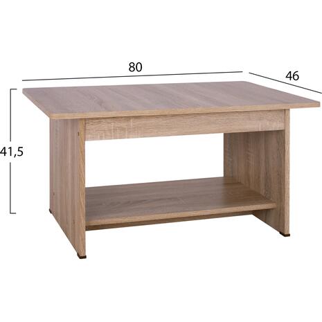 ΤΡΑΠΕΖΑΚΙ ΣΑΛΟΝΙΟΥ HAYDEN HM2286.02 ΣΕ ΧΡΩΜΑ SONAMA 80x46x41,5
