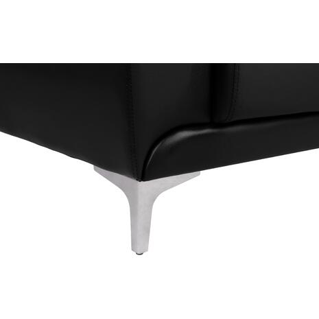 ΚΑΝΑΠΕΣ 2ΘΕΣΙΟΣ KΕΝΖΙΕ HM3121.21 ΜΕ ΜΑΥΡΟ PU 142x81x81 εκ.