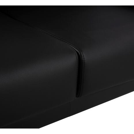 ΚΑΝΑΠΕΣ 2ΘΕΣΙΟΣ KΕΝΖΙΕ HM3121.21 ΜΕ ΜΑΥΡΟ PU 142x81x81 εκ.