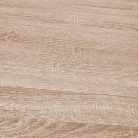 ΤΡΑΠΕΖΙ ΤΡΑΠΕΖΑΡΙΑΣ PALOMA HM8335.01, 70Χ70X76.5, SONOMA, ΜΑΥΡΑ ΠΟΔΙΑ