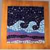 Τραπέζι ξύλινο "Νύχτα χωρίς φεγγάρι" 80x80cm (EGP6) (Διάφορα χρώματα)