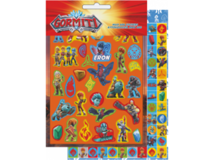Αυτοκόλλητα  GIM Max Stickers Gormiti (600 Αυτοκόλλητα)  (774-91079)
