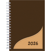 Ημερολόγιο ημερήσιο σπιράλ Ωμέγα 2026 17x25cm σε διάφορα σχέδια