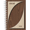 Ημερολόγιο ημερήσιο σπιράλ Oscar 2026 14x21cm