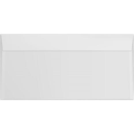 Φάκελος αλληλογραφίας λευκός 11,4x23cm καρέ αυτοκόλλητος (1 τεμάχιo) (Λευκό)