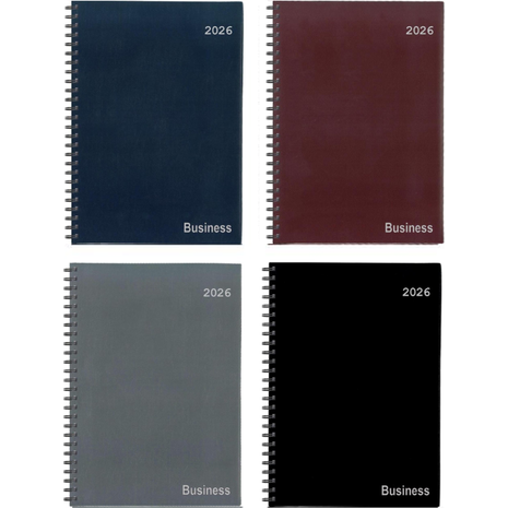 Ημερολόγιο ημερήσιο σπιράλ NEXT Business 24x34cm 2026 σε διάφορα χρώματα
