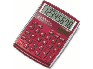 Αριθμομηχανή Citizen CDC-80 RD 8 ψηφίων κόκκινο
