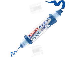 Μαρκαδόρος ακρυλικός edding 5400 3D 2-3mm/5-10mm gentian blue