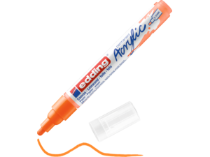 Μαρκαδόρος ακρυλικός Edding 5100 2-3mm fluorescent orange