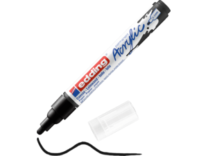 Μαρκαδόρος ακρυλικός Edding 5100 2-3mm black