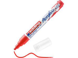 Μαρκαδόρος ακρυλικός Edding 5100 2-3mm traffic red