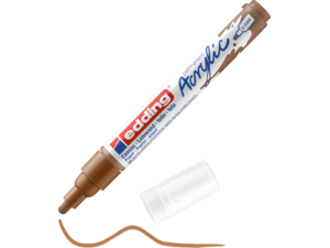 Μαρκαδόρος ακρυλικός Edding 5100 2-3mm hazel