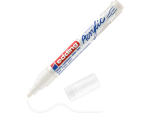 Μαρκαδόρος ακρυλικός Edding 5100 2-3mm traffic white