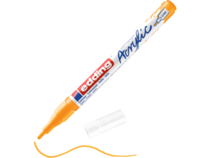 Μαρκαδόρος ακρυλικός Edding 1-2mm fluorescent neon orange