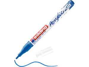 Μαρκαδόρος ακρυλικός Edding 1-2mm gentian blue