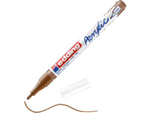 Μαρκαδόρος ακρυλικός Edding 1-2mm hazel
