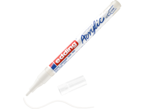 Μαρκαδόρος ακρυλικός Edding 1-2mm traffic white