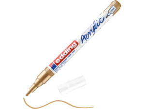 Μαρκαδόρος ακρυλικός Edding 1-2mm rich gold