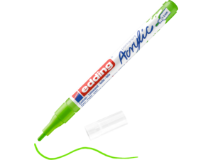 Μαρκαδόρος ακρυλικός Edding 1-2mm yellow green