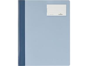 Ντοσιέ με έλασμα Durable πλαστικό Α4 με ετικέτα αδιαφανές σιελ