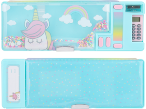 Κασετίνα Retro Unicorn με κομπιουτεράκι (10116)