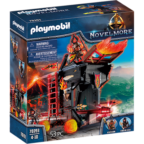 Playmobil Novelmore Knights Burnham Raiders Fire Ram 70393