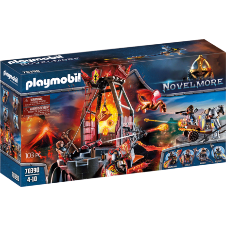 Playmobil Novelmore Knights Burnham Raiders Lava Mine 70390
