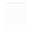 Φυλλάδα Typotrust Ριγέ (Βιβλιοδετημένο) 21 x 30εκ. Φ200 Κωδ.504
